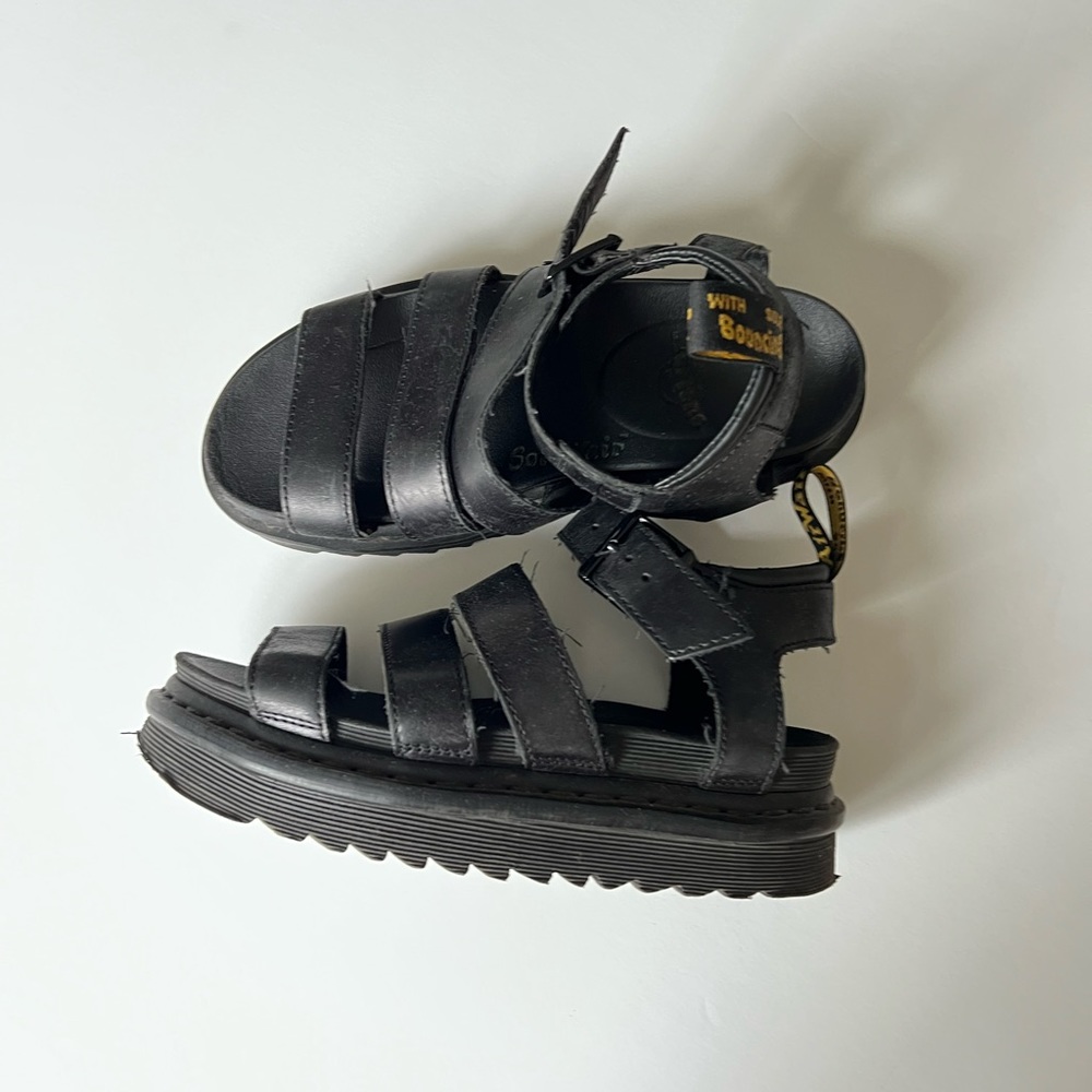Dr Martens Blaire Hydro Leather Strap Sandals size 5